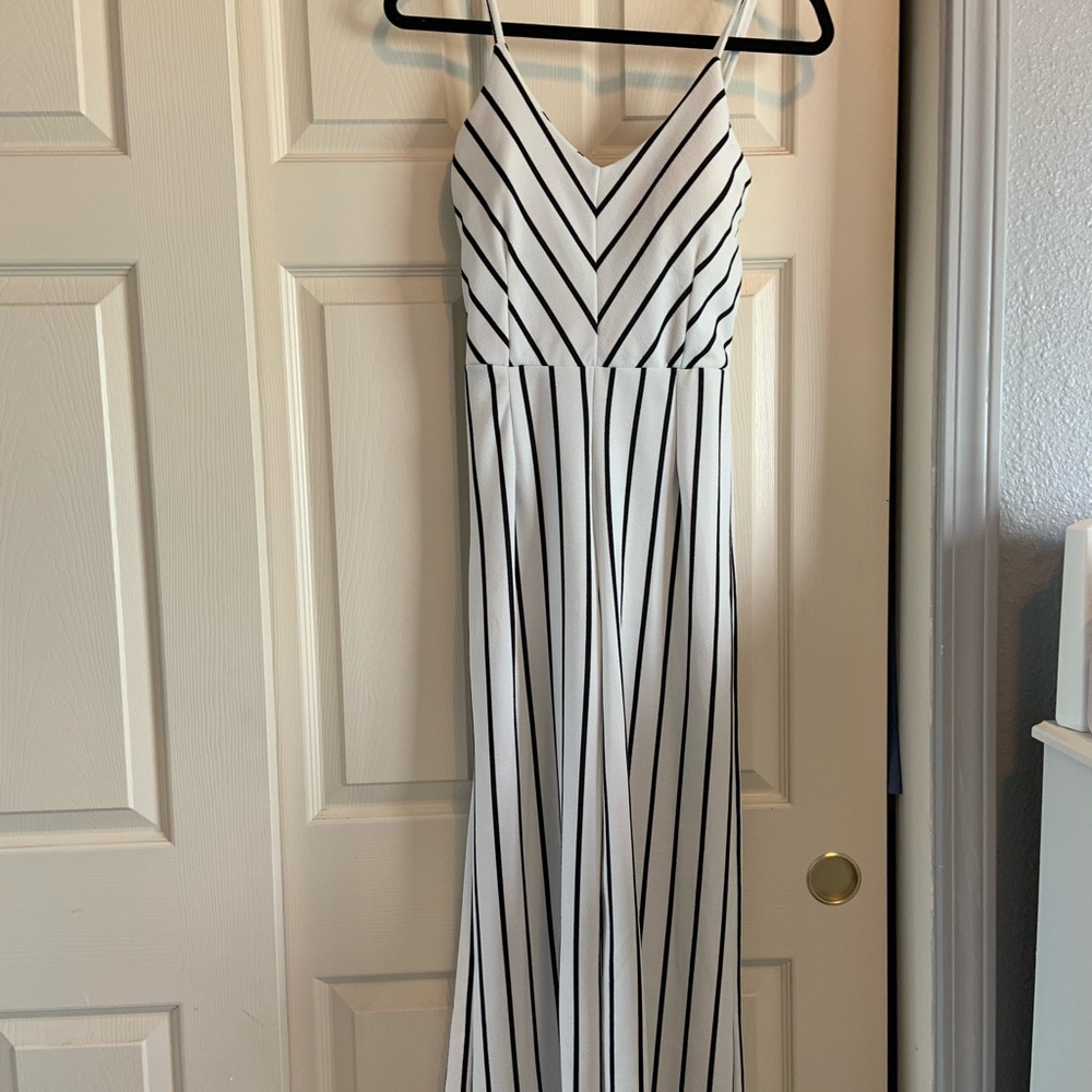 Stripes jumpsuit